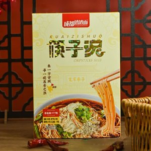筷子說成都渣渣面177gOEM代加工