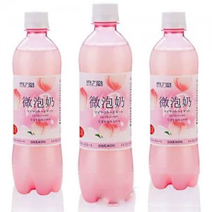 微泡奶碳酸乳味飲料白桃味500mlOEM代加工