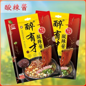 醉有才酸辣醬1kg螺螄粉調(diào)味醬OEM代加工