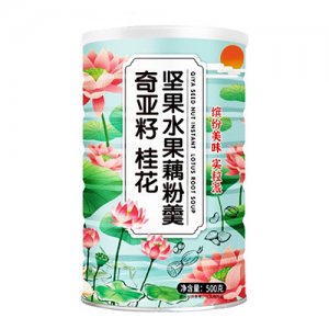 晨妞妞堅(jiān)果水果藕粉羹（罐）OEM代加工