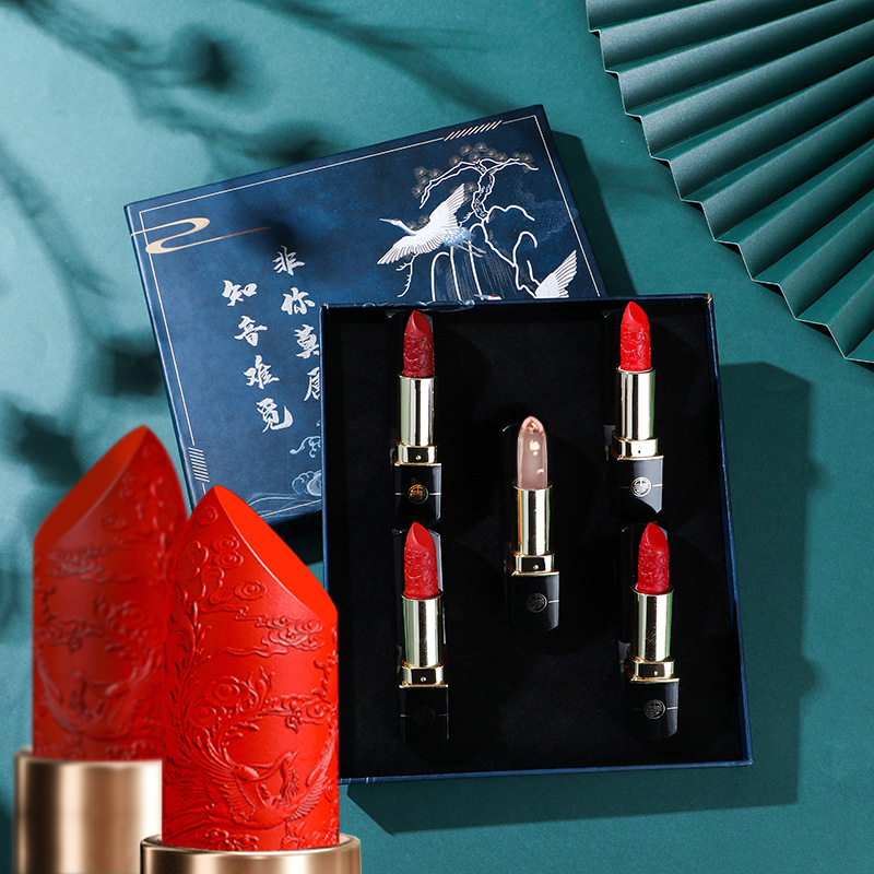 抖音同款中國風(fēng)雕花口紅套裝代加工實(shí)力廠家提供全方位一站式加工服務(wù)