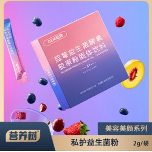 藍(lán)莓益生菌粉膠原蛋白肽綜合果蔬粉OEM/ODM定制代加工