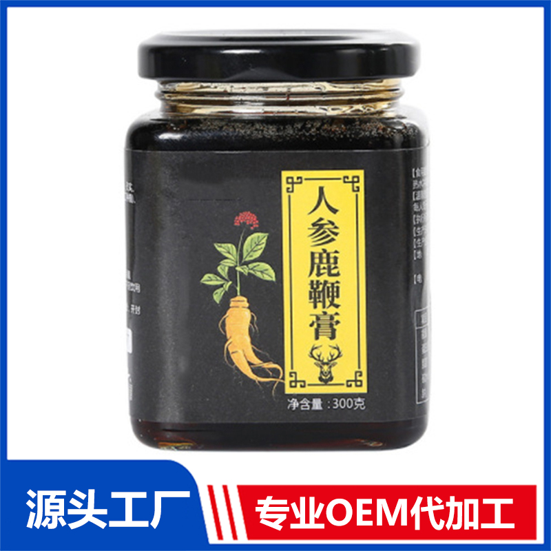 人參鹿鞭阿膠枸杞膏代加工枇杷秋梨膏，沙棘地龍蛋白膏ODM廠家