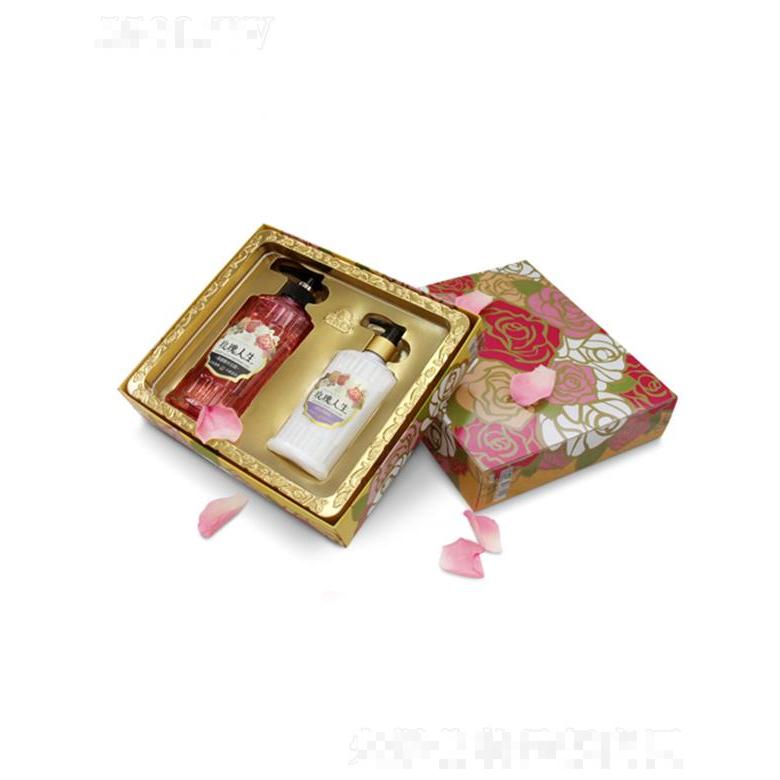 美吾發(fā)玫瑰人生鎏金彩繪禮盒 沐潤(rùn) 475ml*2不含硅油