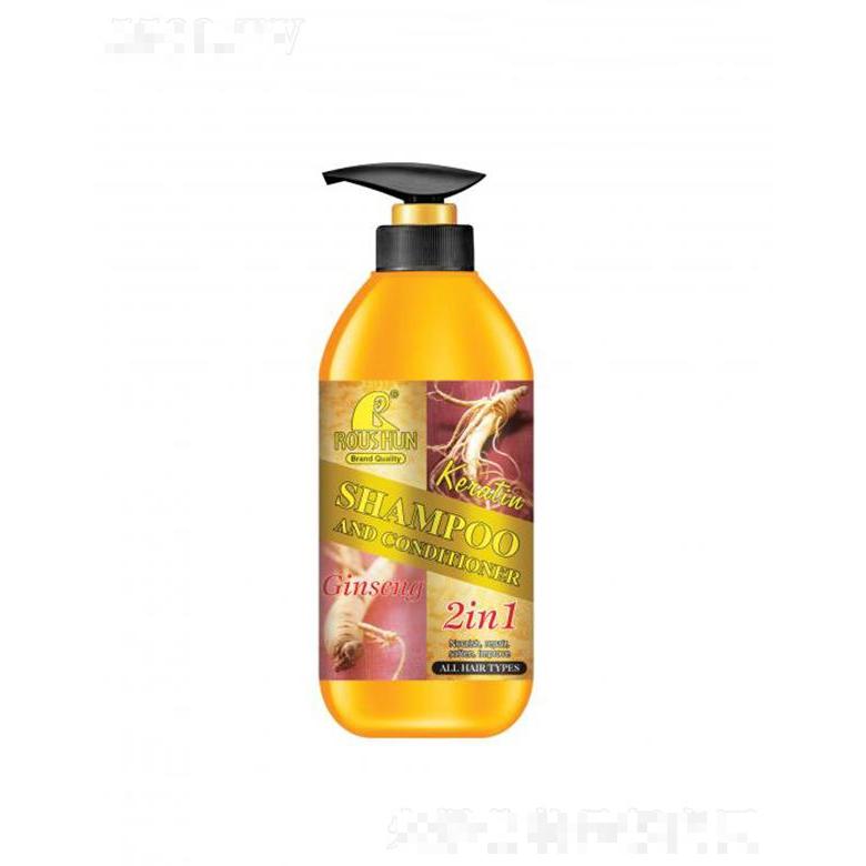 ROUSHUN人參洗發(fā)水合一洗發(fā)水  1380毫升 改善發(fā)質
