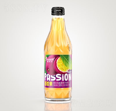 百香果復(fù)合乳酸菌果汁飲料300gOEM代加工