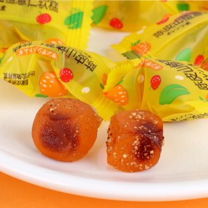 廠家直銷(xiāo) 陳皮山楂薏仁軟糖 爆漿糖果 零食現(xiàn)貨批發(fā) 可貼 可代