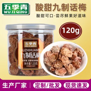 120克罐裝九制話(huà)梅OEM代加工