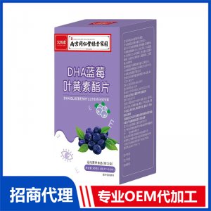 藍(lán)莓葉黃素脂片100片南京同仁堂綠金家園源頭工廠批發(fā)
