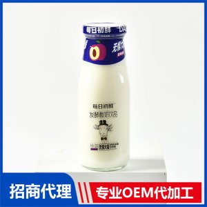 每日初鮮發(fā)酵酸奶飲品西梅味OEM代加工 發(fā)酵酸奶飲品貼牌定制源頭廠家