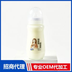 萌寶的微笑原味酸奶飲品OEM代加工 酸奶飲品貼牌定制源頭廠家